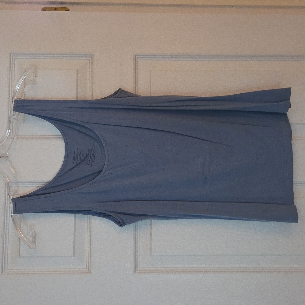 Le Chateau Slate Blue Tank Top